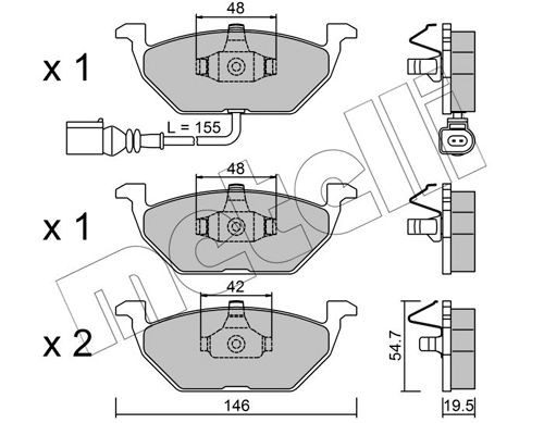 METELLI 22-0211-2: Bremžu kluči