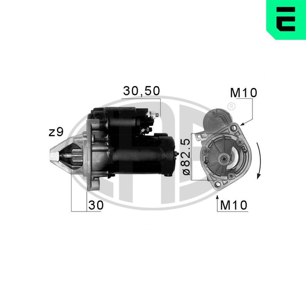 ERA 220062: Démarreur 1,4kW