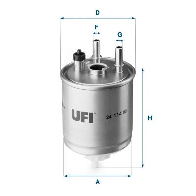 UFI 24.114.00: Filtru combustibil