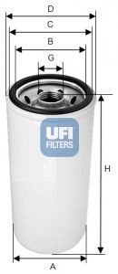 UFI 24.140.00: Degvielas filtrs