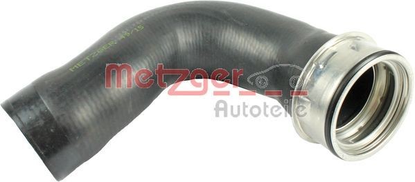 METZGER 2400191: Ladeluftschlauch oben, Drosselklappengehäuse, mit Schnellkupplung, ohne Schelle