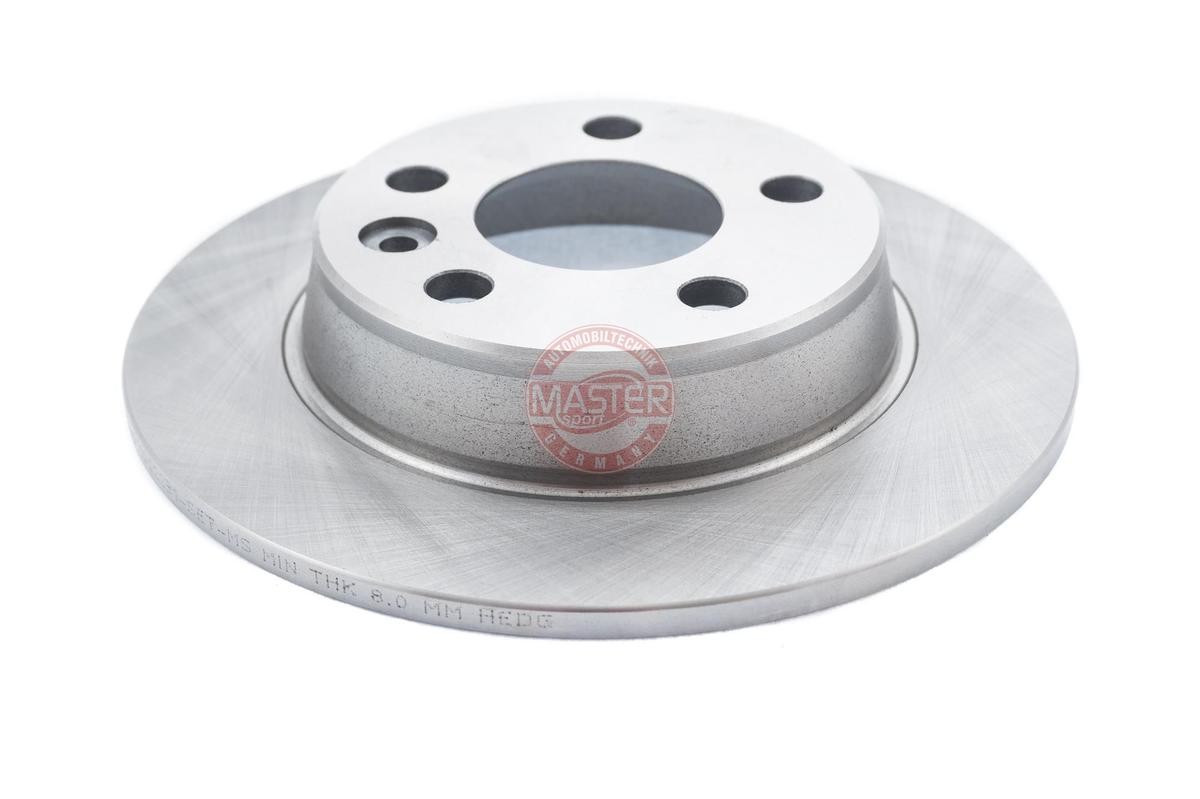MASTER-SPORT 24011002231-PCS-MS: Stabdžių diskas galinė ašis, Ø: 268mm, visiškai, Ø: 268mm