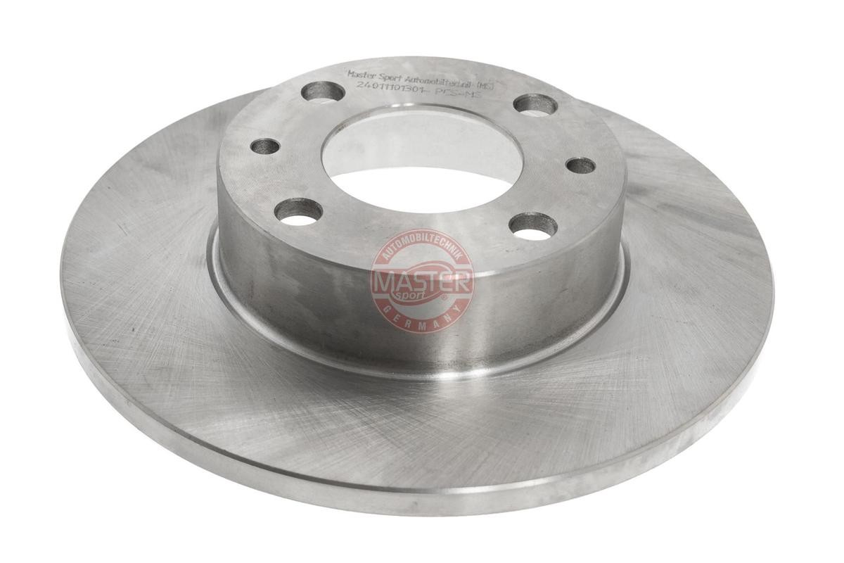 MASTER-SPORT 24011101301-PCS-MS: Δισκόπλακα μπροστινός άξονας, Ø: 227mm, πλήρες, Ø: 227mm