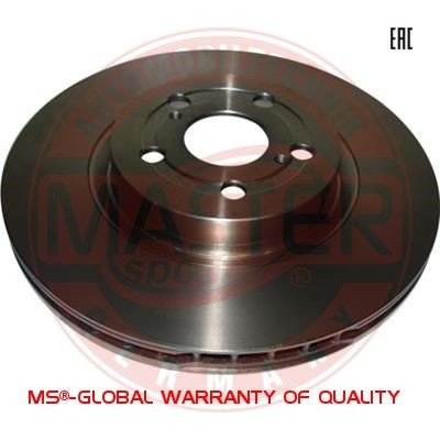 MASTER-SPORT 24012601411-PCS-MS: Piduriketas Esisild, Ø: 295mm, õhutusega, Ø: 295mm
