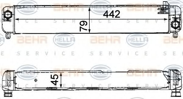 HELLA 8MO 376 725-571: Chłodnica oleju, olej silnikowy HELLA BLACK MAGIC