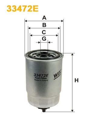 WIX FILTERS 33472E: Kuro filtras