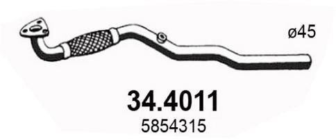 ASSO 34.4011: Abgasrohr