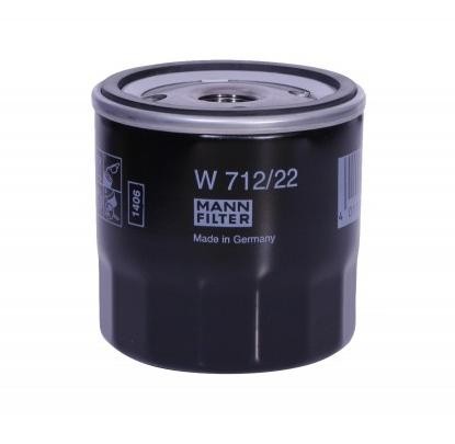 MANN-FILTER W 712/22: Eļļas filtrs