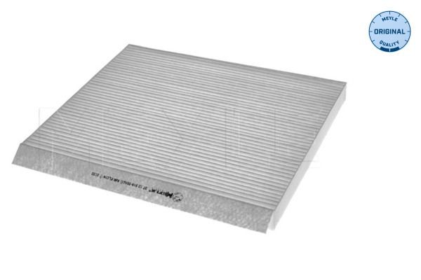 MEYLE 37-12 319 0018: Filtrs, Salona telpas gaiss Daļiņu filtrs, Filtra patrona, Smalkās attīrīšanas salona filtrs, ORIGINAL Quality