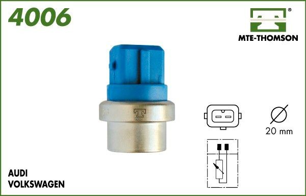 MTE-THOMSON 4006: Andur, Jahutusvedeliku temp.