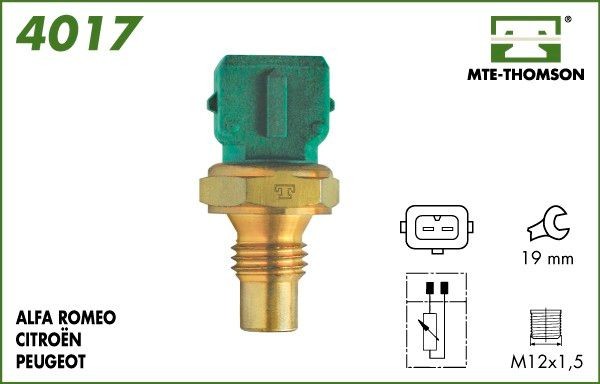 MTE-THOMSON 4017: Andur, Jahutusvedeliku temp.