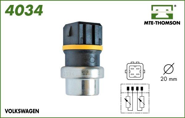 MTE-THOMSON 4034: Andur, Jahutusvedeliku temp.