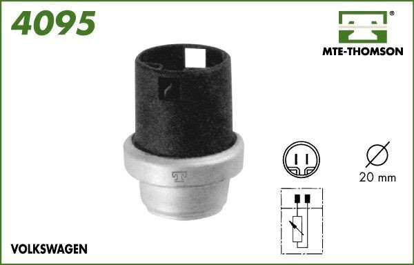 MTE-THOMSON 4138: Senzor, temperatura lichid de racire M12X1,5