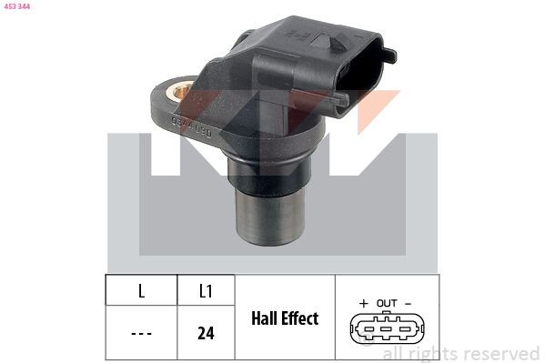 KW 453 344: Czujnik, prędkożć obrotowa Made in Italy - OE Equivalent