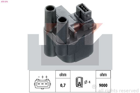 KW 470 376: Süütepool Made in Italy - OE Equivalent