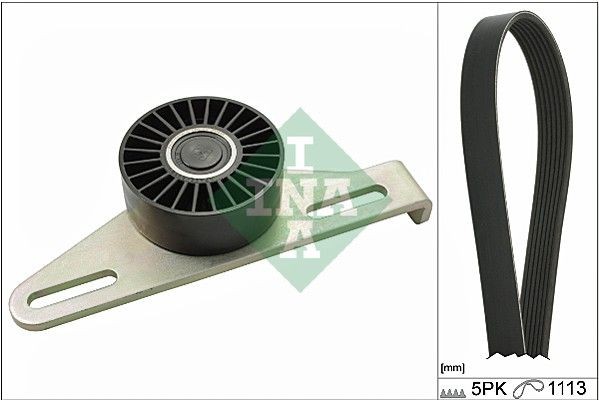 INA 529 0145 10: Set curea transmisie cu caneluri