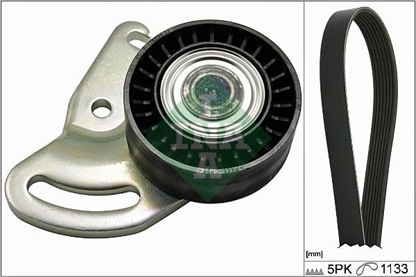 INA 529 0178 10: Set curea transmisie cu caneluri