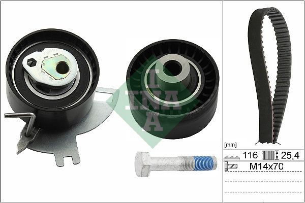 INA 530 0691 10: Kit de distribution Nombre de dents 1: 116