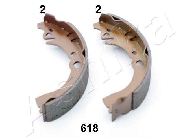 ASHIKA 55-06-618: Juego de zapatas de frenos Eje trasero, 180mm