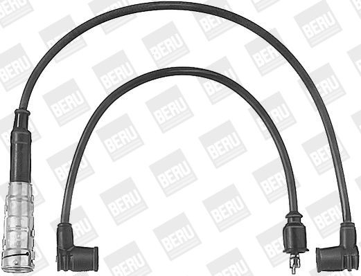 BERU ZEF473: Tändkabelsats 371mm
