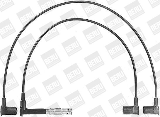 BERU ZEF597: Augstsprieguma vadu komplekts 538mm