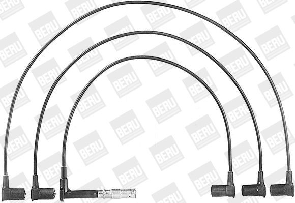 BERU ZEF598: Augstsprieguma vadu komplekts 948mm