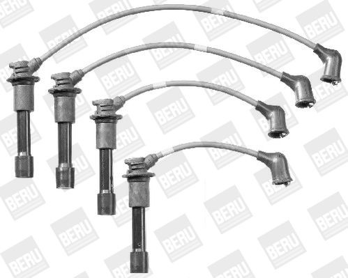 BERU ZEF1402: Augstsprieguma vadu komplekts 375mm