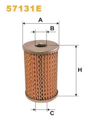 WIX FILTERS 57131E: Hydraulikfilter, styretøj