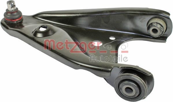 METZGER 58093001: Bras de suspension Essieu avant gauche, avec rotule de suspension, avec support en caoutchouc