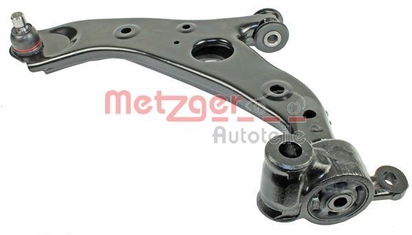 METZGER 58094301: Bras de suspension Essieu avant gauche, avec rotule de suspension, avec support en caoutchouc, COMPETENCE KIT