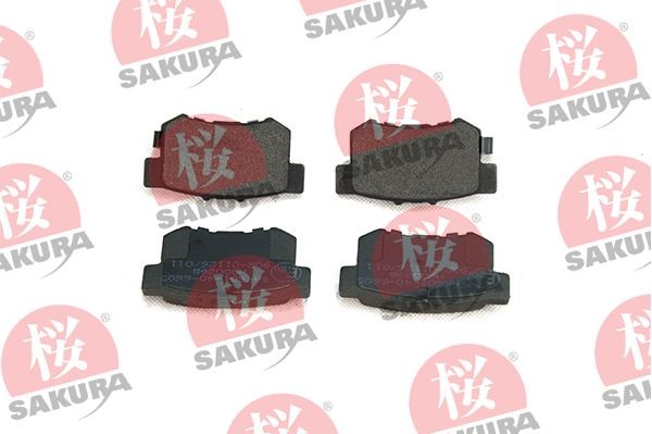 SAKURA 601-40-6605: Piduriklotsid Tagasild