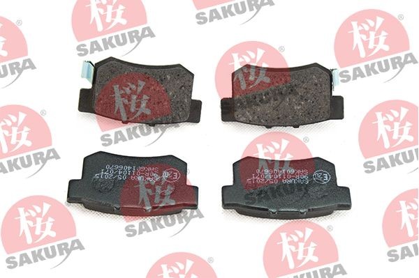 SAKURA 601-40-6670: Piduriklotsid Tagasild