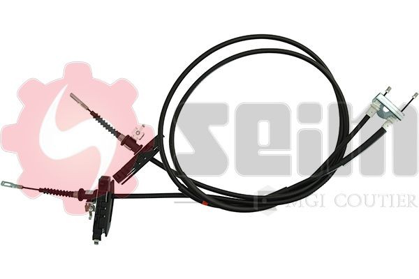SEIM 603231: Cablu, frana de parcare spate, 2x1770/1590mm, 2x1770/1590mm