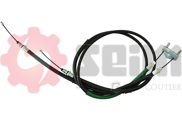 SEIM 603293: Cablu, frana de parcare centru, 1445/1257+1305/1115mm, 1445/1257+1305/1115mm