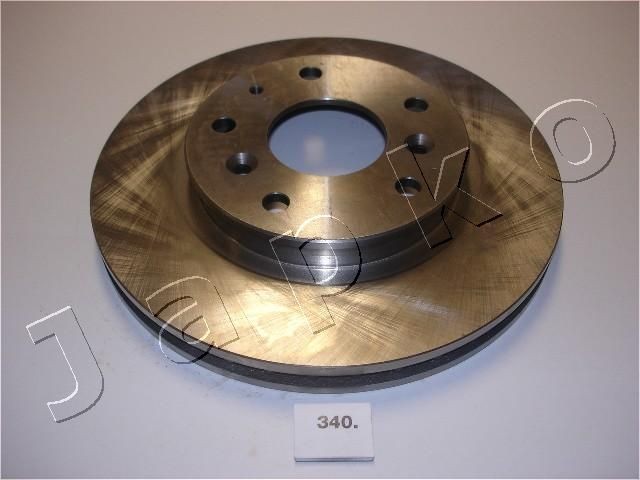 JAPKO 60340: Disc de frână punte fata, Ř: 263,2mm, ventilat, Ř: 263,2mm