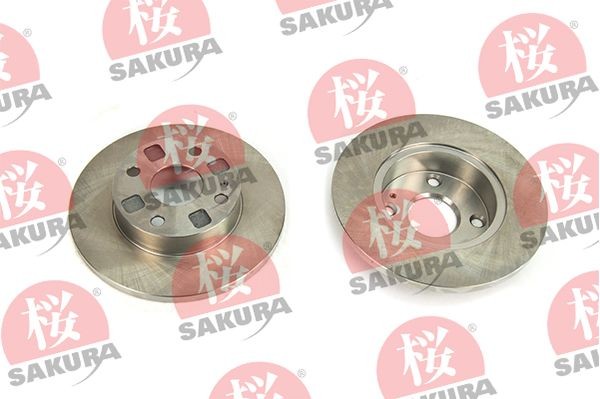 SAKURA 604-30-3571: Disc de frână punte fata, Ř: 234,5mm, plin, Ř: 234,5mm