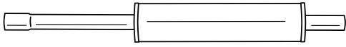 SIGAM 60417: Uitlaat middendemper