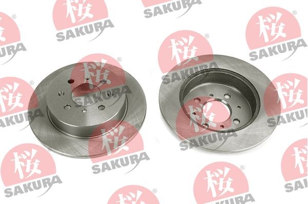 SAKURA 605-40-6602: Piduriketas Tagasild, Ø: 260mm, täis, Ø: 260mm
