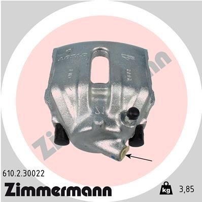 ZIMMERMANN 610.2.30022: Brzdový strmeň Predna naprava vpravo