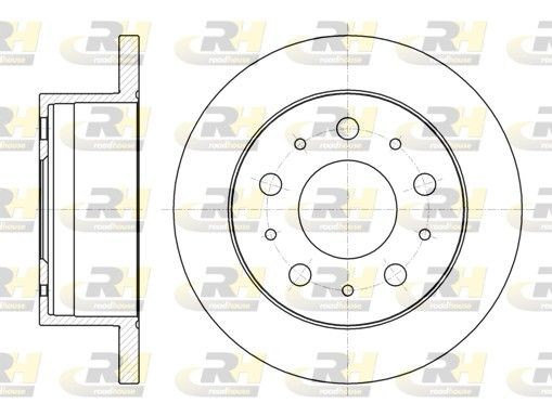 ROADHOUSE 61056.00: Piduriketas Tagasild, Ø: 279,7mm, täis, Ø: 280mm