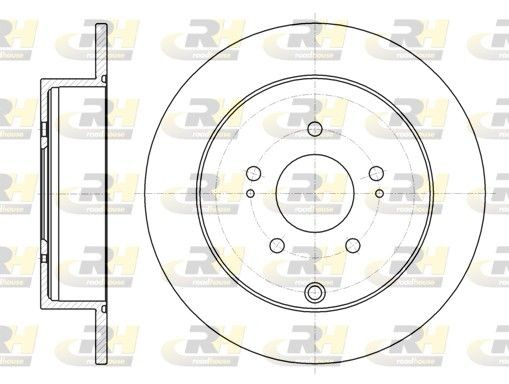 ROADHOUSE 61098.00: Piduriketas Tagasild, Ø: 302mm, täis, Ø: 302mm