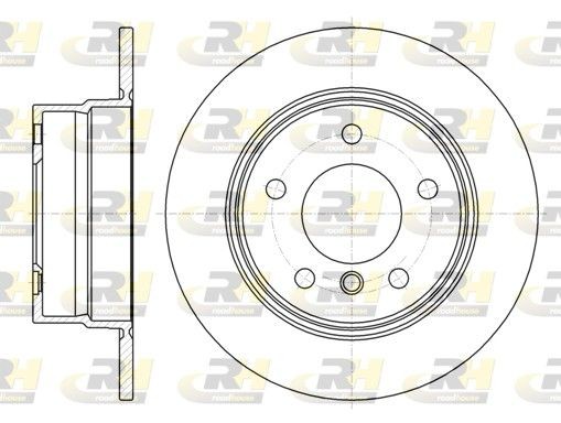 ROADHOUSE 61144.00: Piduriketas Tagasild, Ø: 280mm, täis, Ø: 280mm