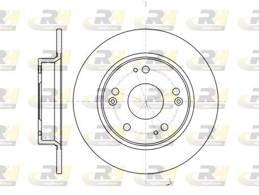 ROADHOUSE 61175.00: Piduriketas Tagasild, Ø: 260mm, täis, Ø: 260mm