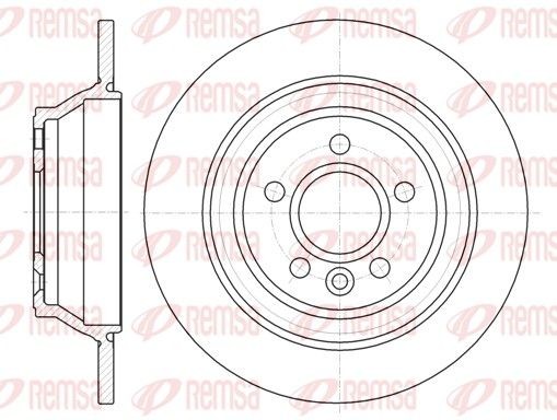 REMSA 61265.00: Piduriketas Tagasild, Ø: 302mm, täis, Ø: 302mm