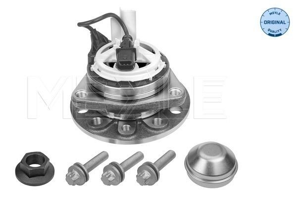 MEYLE 614 533 0003: Piduriklotside komplekt Tagasild, 180mm, ilma vedruta, koos kangiga, ORIGINAL Quality