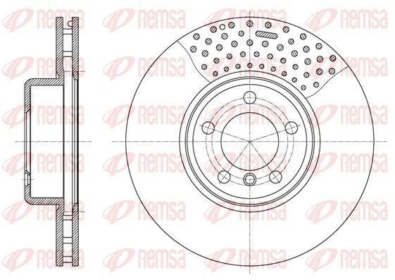 REMSA 61594.10: Piduriketas Esisild, Ø: 340mm, õhutusega, Ø: 340mm