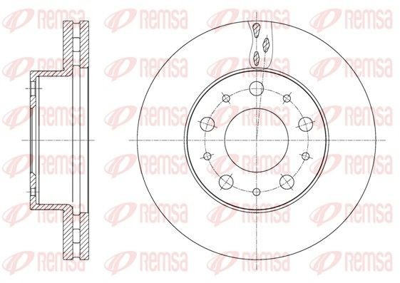 REMSA 61600.10: Piduriketas Esisild, Ø: 300mm, õhutusega, Ø: 300mm