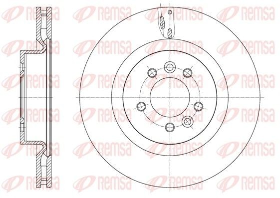 REMSA 61613.10: Piduriketas Esisild, Ø: 360mm, õhutusega, Ø: 360mm