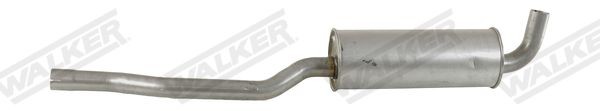 WALKER 08155: Marmitta centrale 1340mm, senza parti annesse