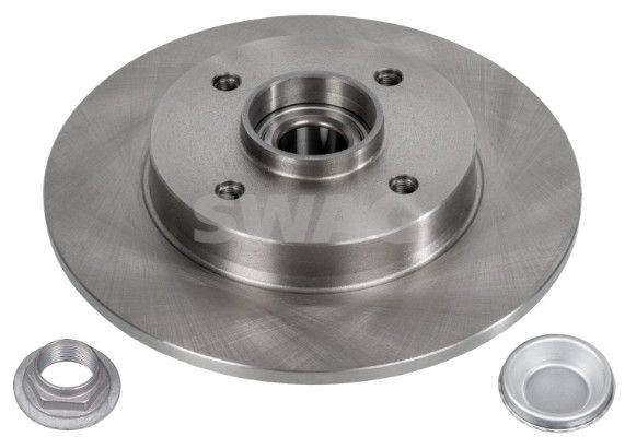 SWAG 62 93 2783: Piduriketas Tagasild, Ø: 249mm, täis, Ø: 249mm, õlitatud, koos ABS-andurirõngaga, koos rasvakattega